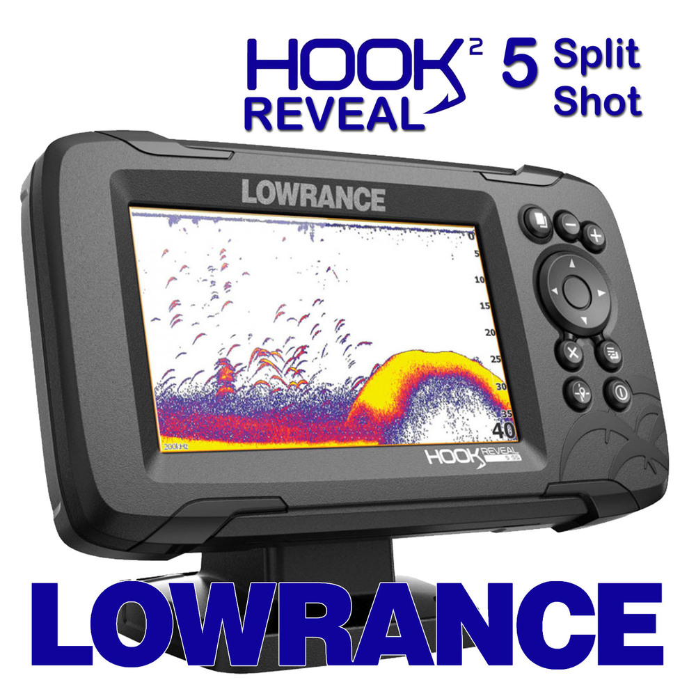 HOOK Reveal 5 SplitShot with CHIRP & DownScan with AUS/NZ charts