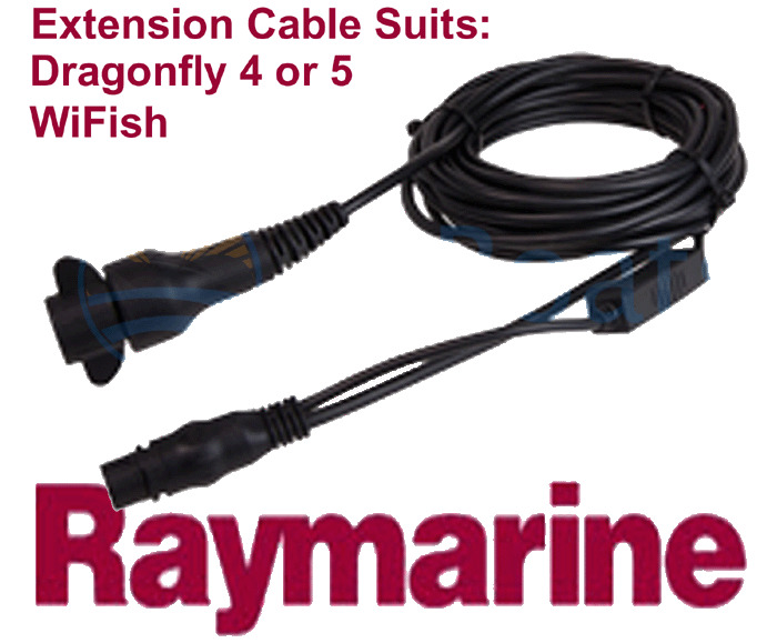 RAYMARINE DRAGONFLY 4, 5, WiFish * TRANSDUCER EXTENSION 