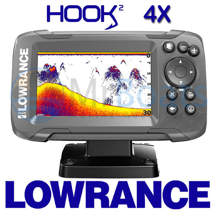 Lowrance Hook²-4x GPS Fish Finder + Bullet Transducer