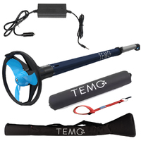 TEMO 450 ELECTRIC OUTBOARD MOTOR " ULTIMATE " PACKAGE DEAL. Includes: Carry Bag, Float, 12V Charger & Extra Safety Lanyard image