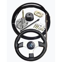 BOAT STEERING KIT ✱ 10FT / 3.1m ✱ Cable Helm SPORTS Wheel Multiflex Teleflex Morse Compatible image