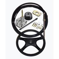 BOAT STEERING KIT ✱ 8FT / 2.4m ✱ Cable Helm Wheel Multiflex Teleflex Compatible image