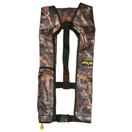 Axis Camo Inflatable Manual Lifejacket - 150N PFD1 OFFSHORE