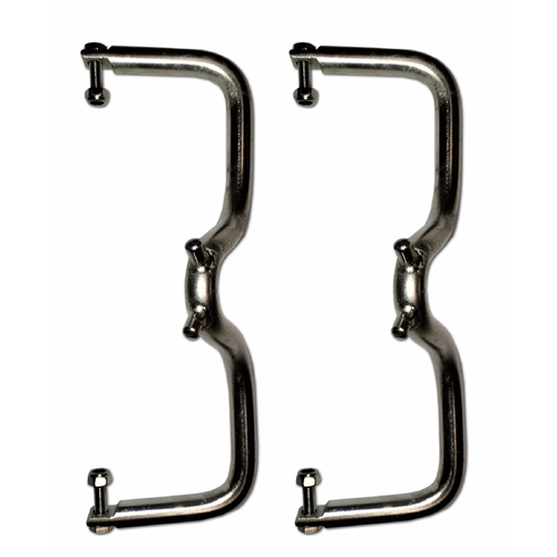 Replacement SNAP DAVITS Stainless Steel Bracket only (PAIR) for PVC Inflatable Boat Storage.